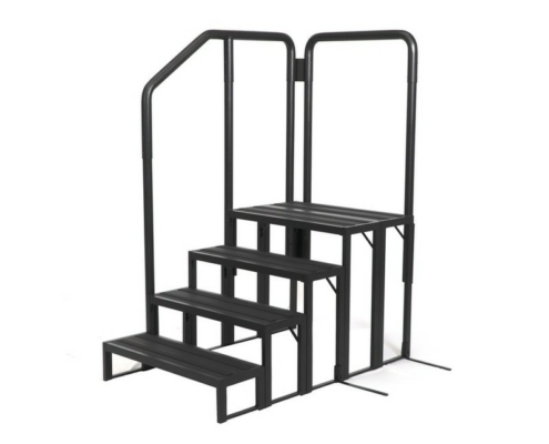Einstieg / Treppe – Herstellerbeispiel, Ausführung modellabhängig