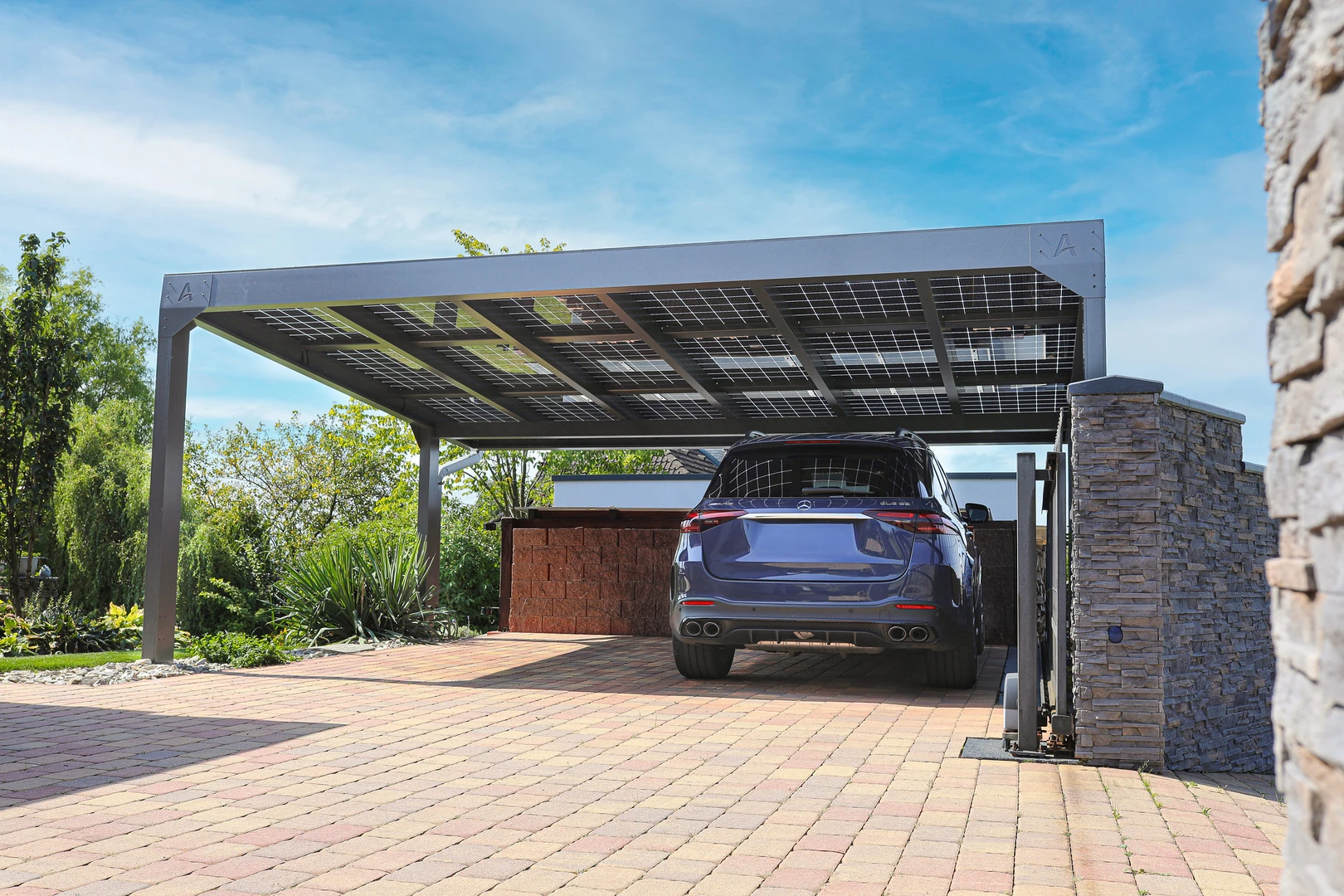 ALUKOV Carport Solar Premium – Herstelleransicht 2