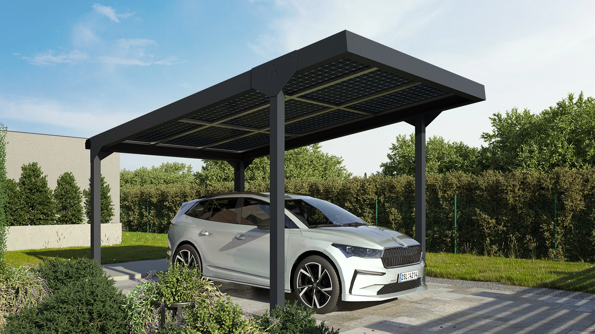 ALUKOV Carport Solar Premium – Herstelleransicht 4