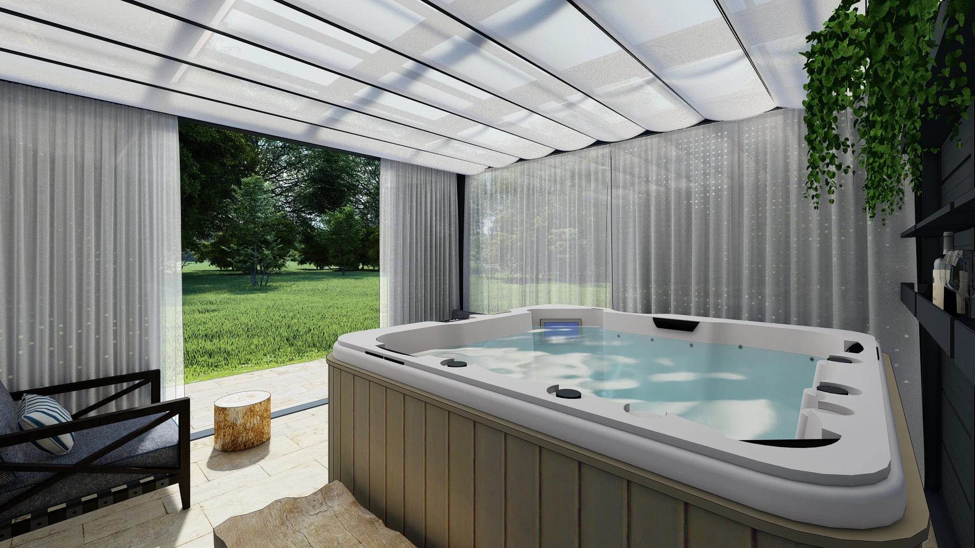 ALUKOV Pergola Spa – Herstelleransicht 4